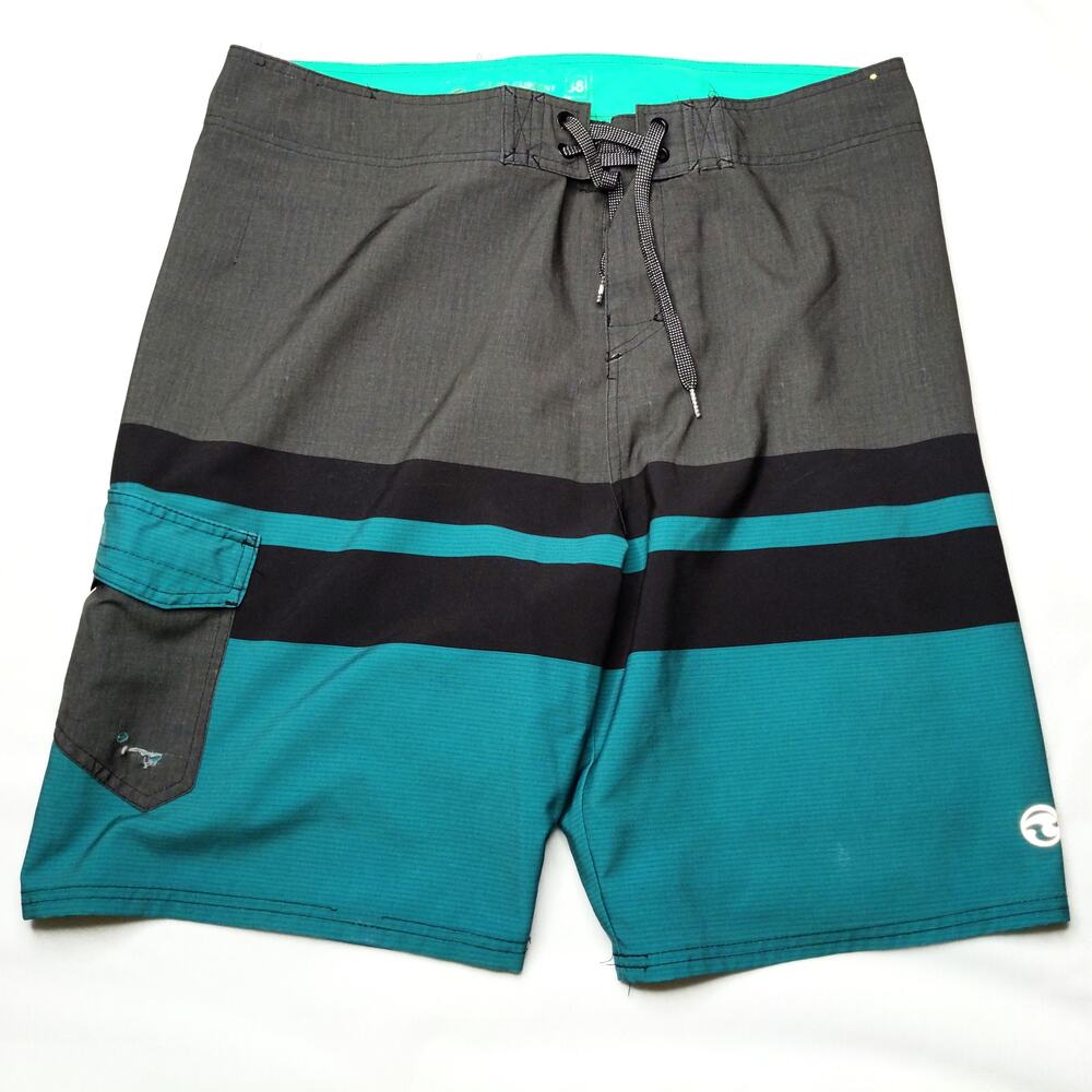 Vintage Ocean Current Board Shorts Men's 38 Rip Surf Skate